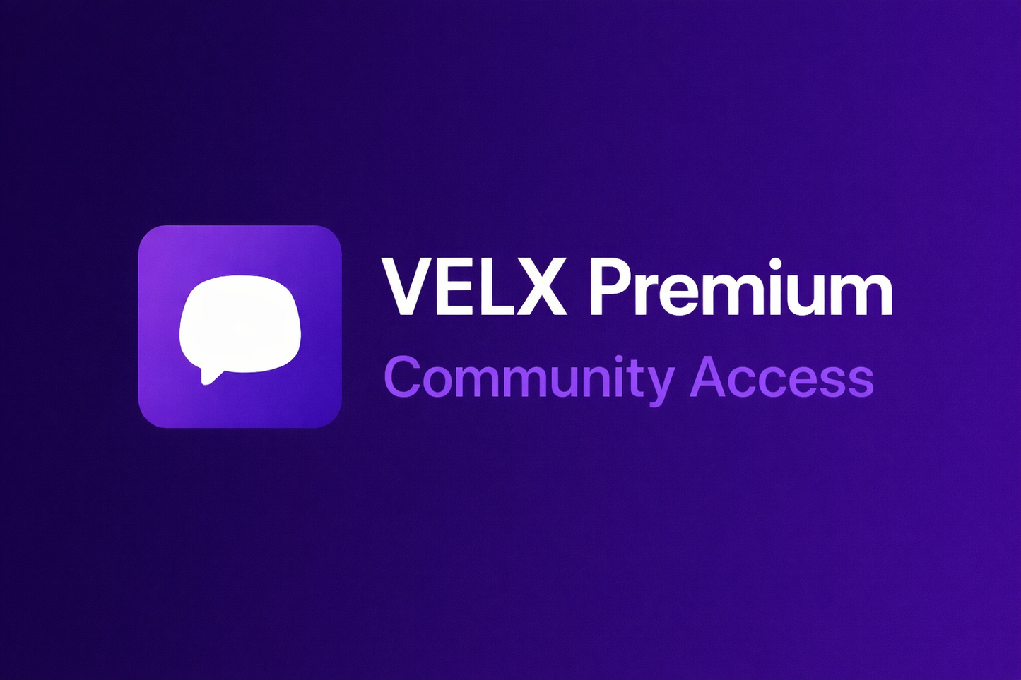 Velx Premium - Community Access